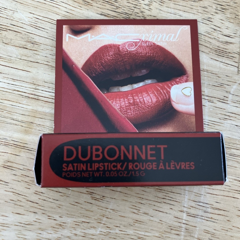 MACXIMAL Sleek Satin Lipstick DUBONNET Mini Mac 0.05 oz / 1.5g ~ NIB + FAST SHIP